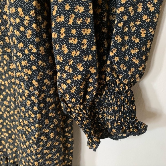 NWT Daisy Street Long-sleeve Ruffle Mini Dress Ditsy Floral Size 4X - Picture 10 of 15